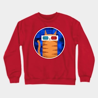 The 3D Ginger Cat Crewneck Sweatshirt